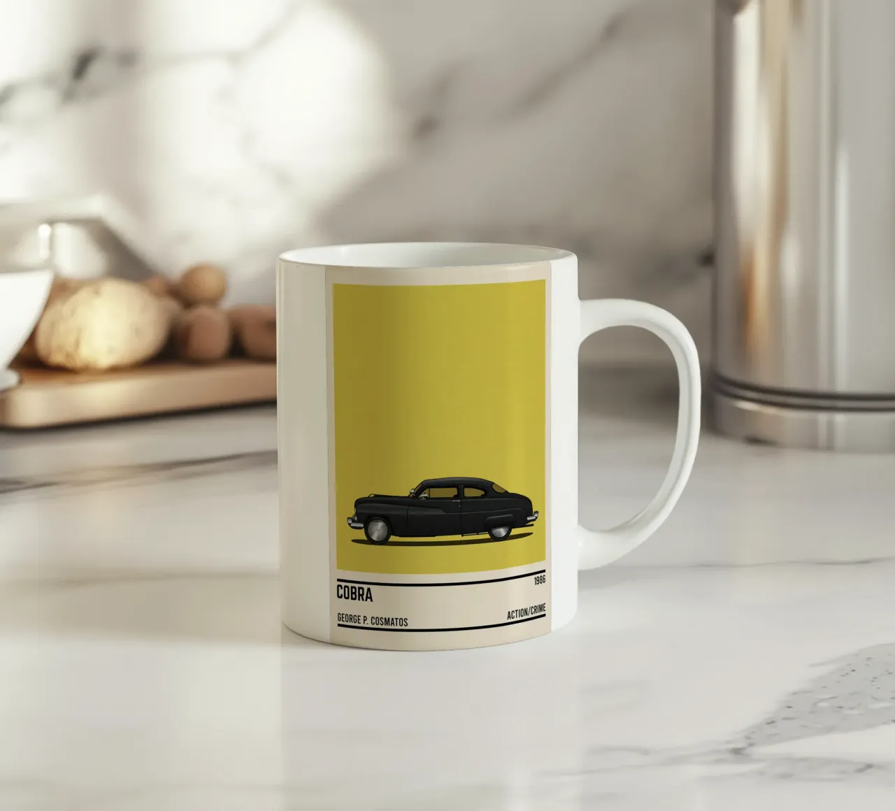 Cobra movie car tazza in ceramica da TheArtstudio