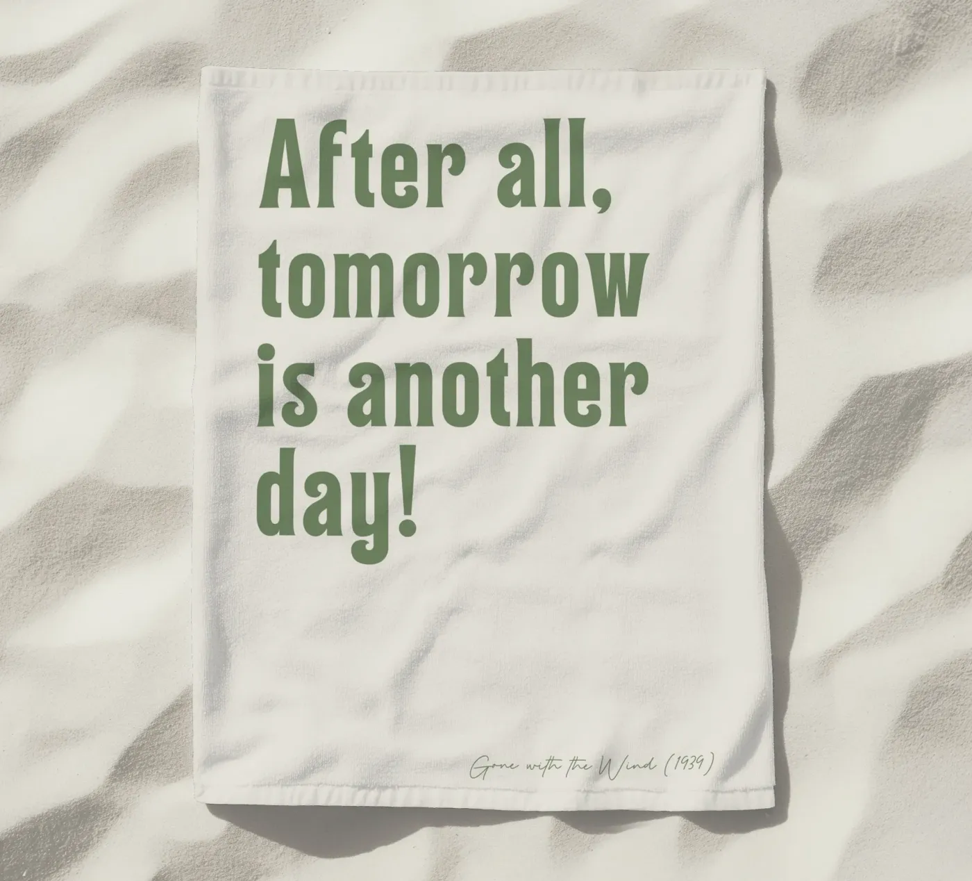 After all... beach towel by Ohkimiko