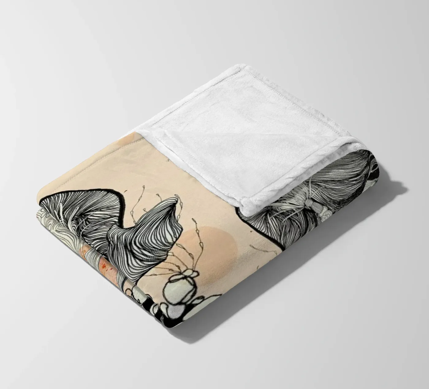 Wasps Fleecedecke von Giulio Iurissevich