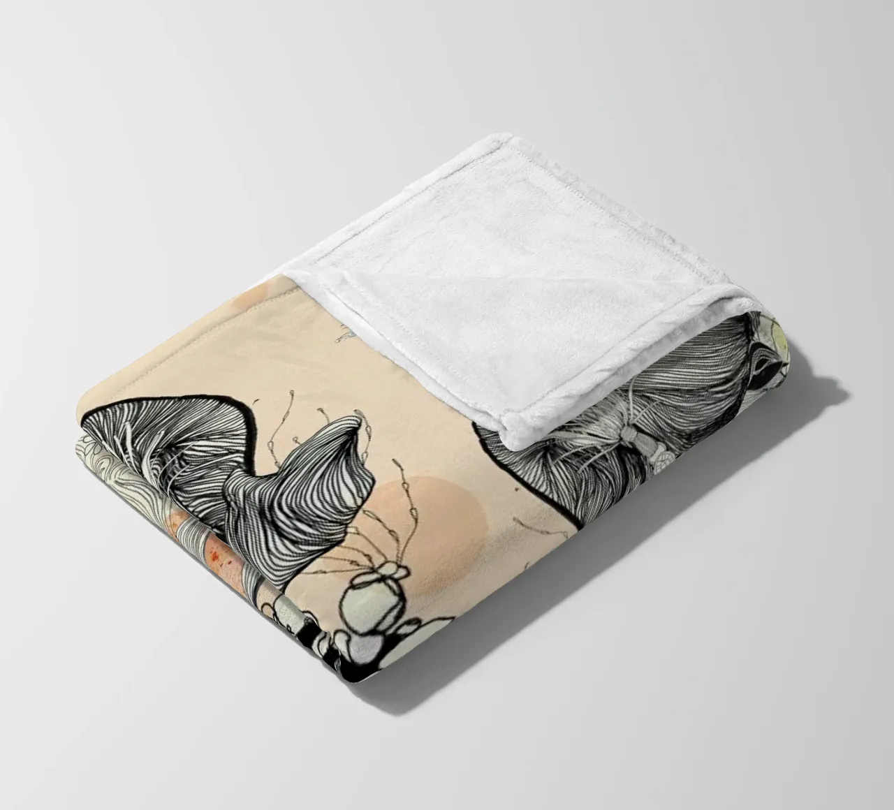 Wasps Fleecedecke von Giulio Iurissevich