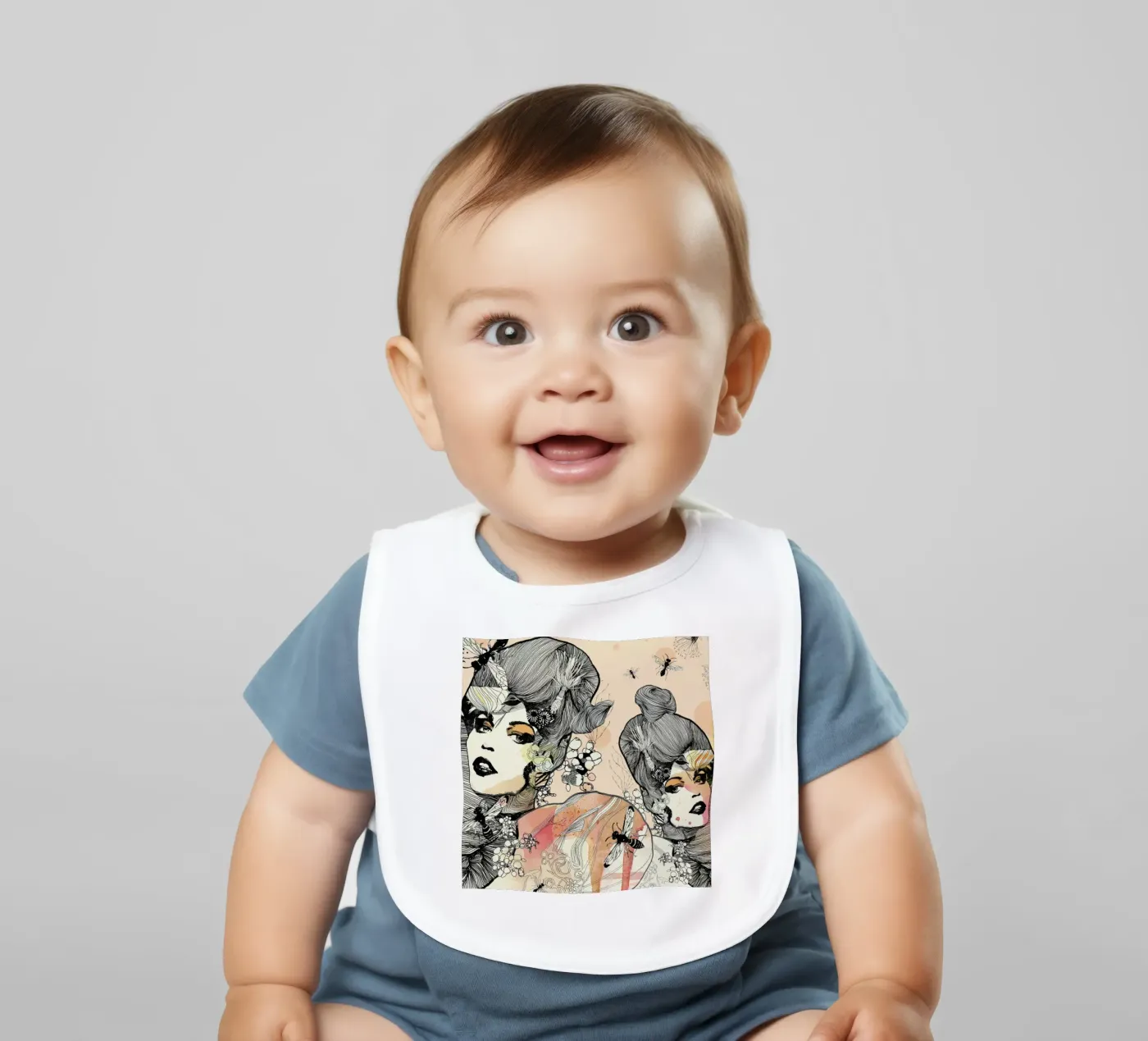 Wasps bavoir de Giulio Iurissevich