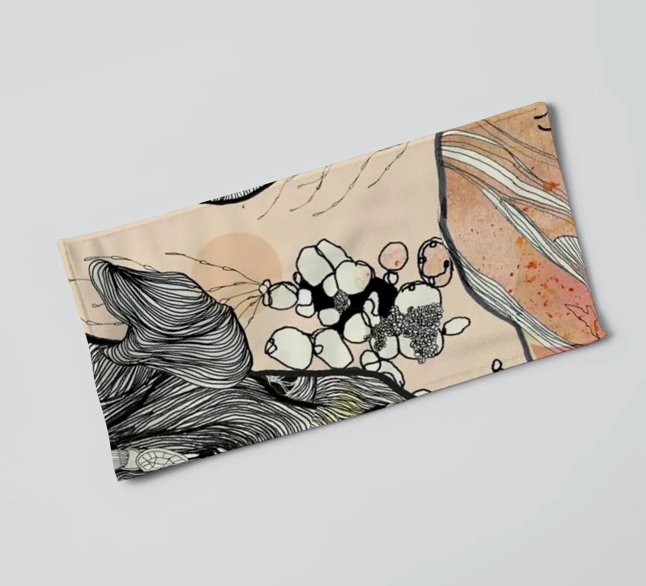 Wasps badhanddoek van Giulio Iurissevich