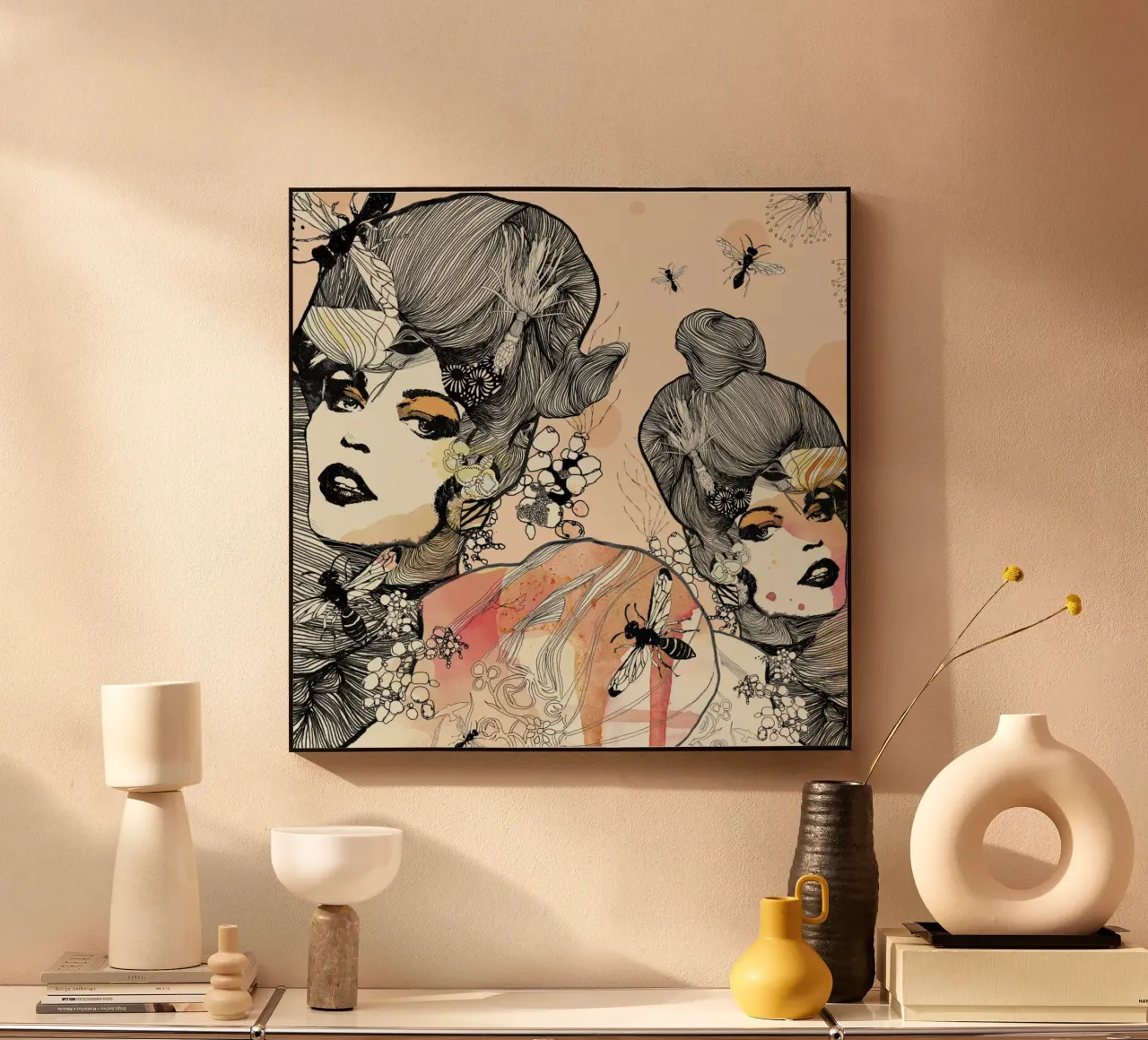 Wasps forex plate by Giulio Iurissevich