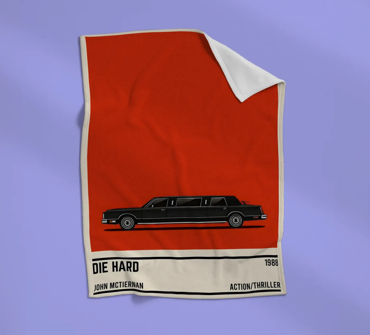Die Hard car Fleecedecke von TheArtstudio