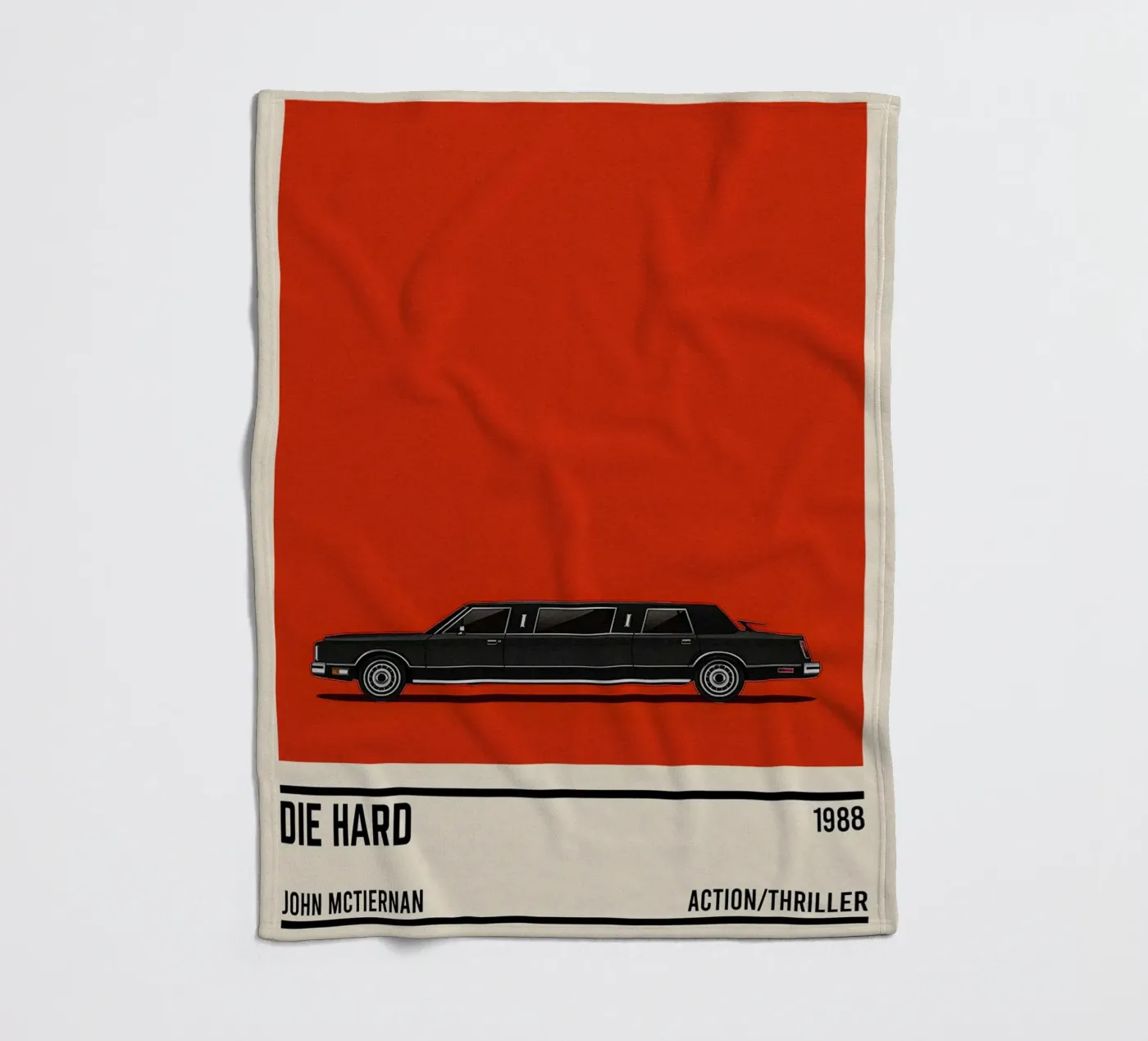 Die Hard car Fleecedecke von TheArtstudio