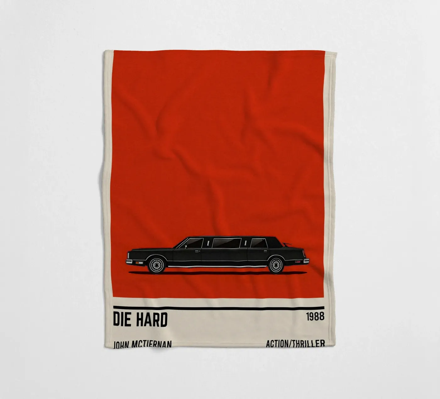 Die Hard car Fleecedecke von TheArtstudio