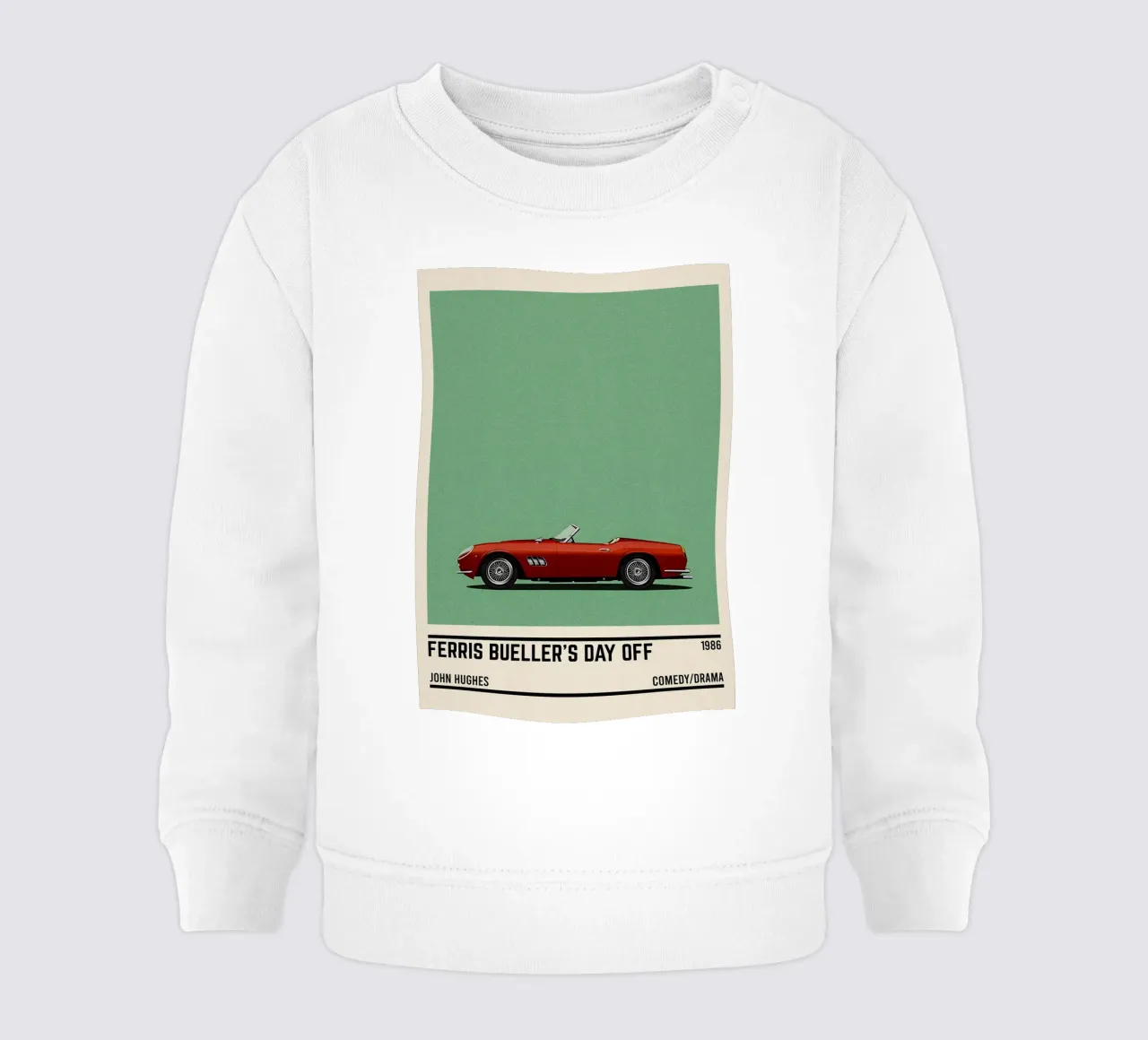 Ferris Bueller's Day Off car movie felpa neonato da TheArtstudio