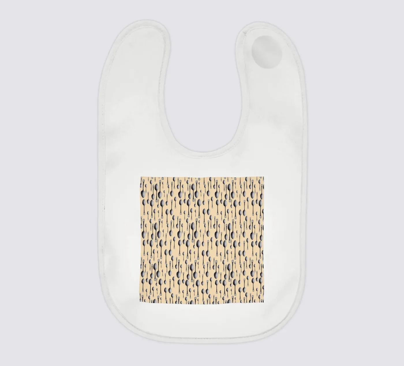 Spoon baby bib by Giulio Iurissevich