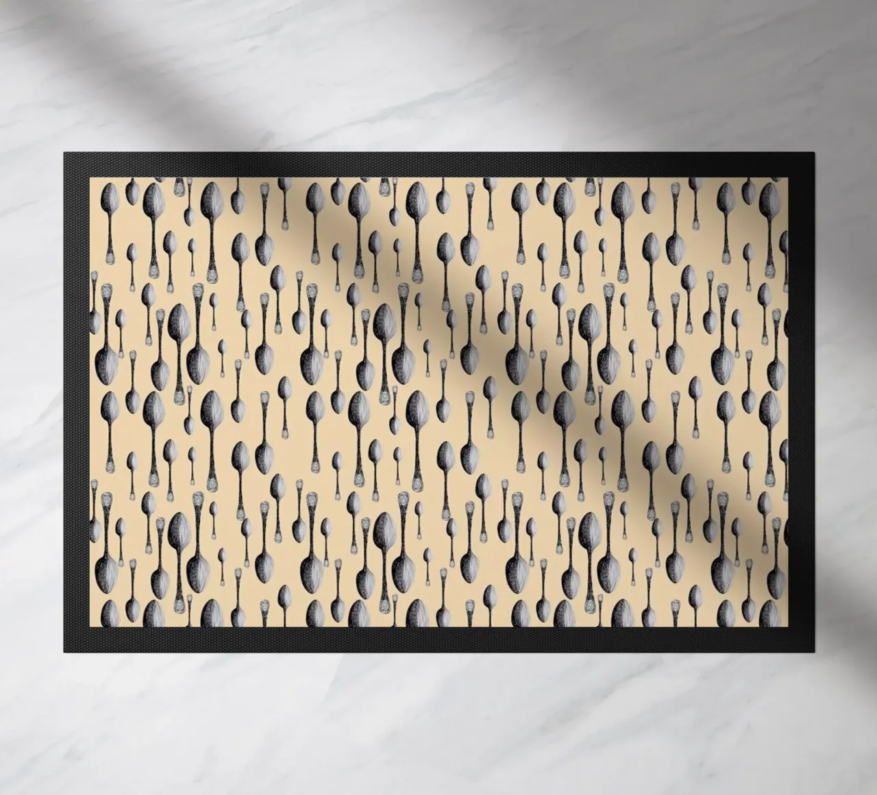 Spoon doormat by Giulio Iurissevich