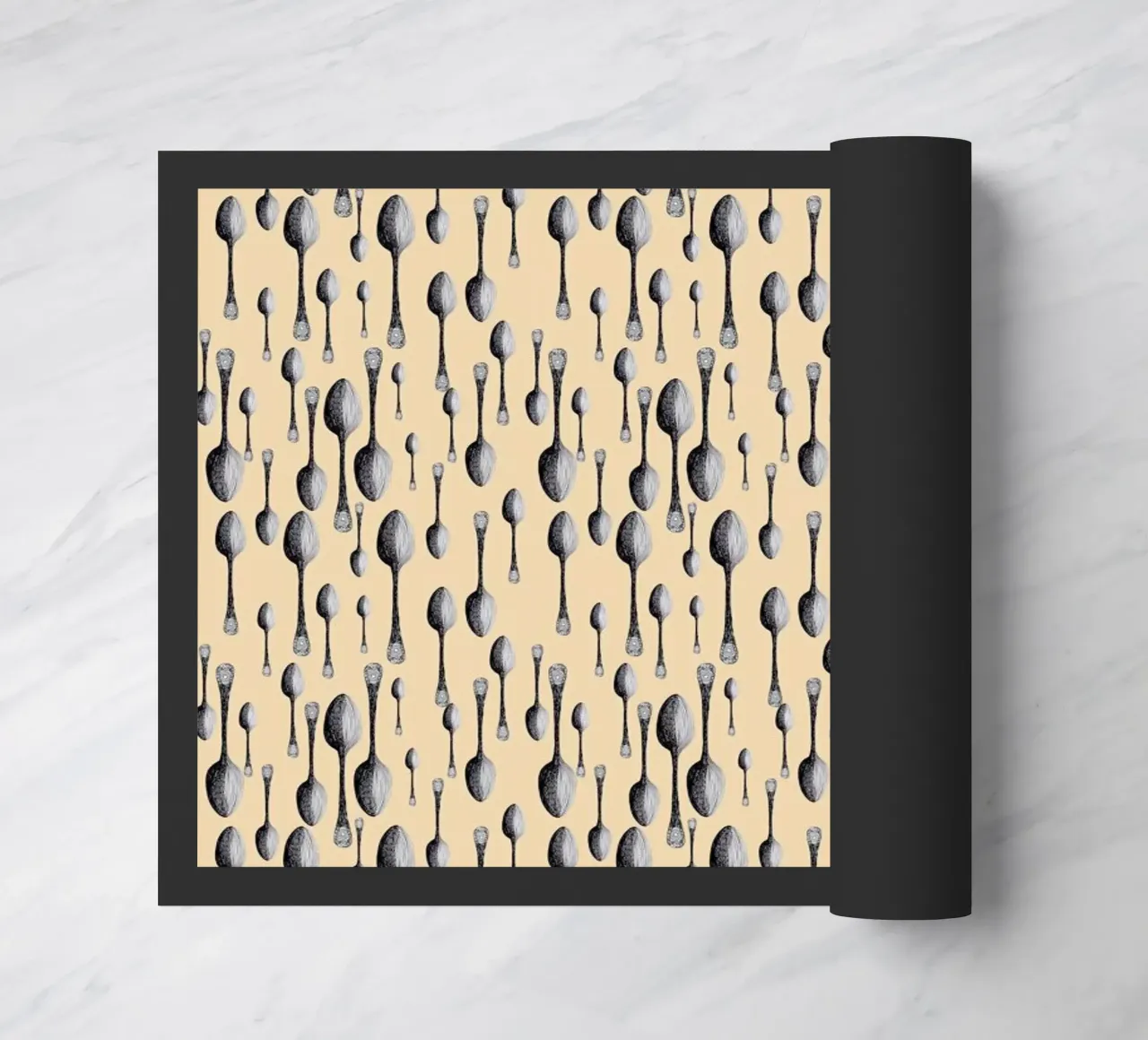 Spoon doormat by Giulio Iurissevich