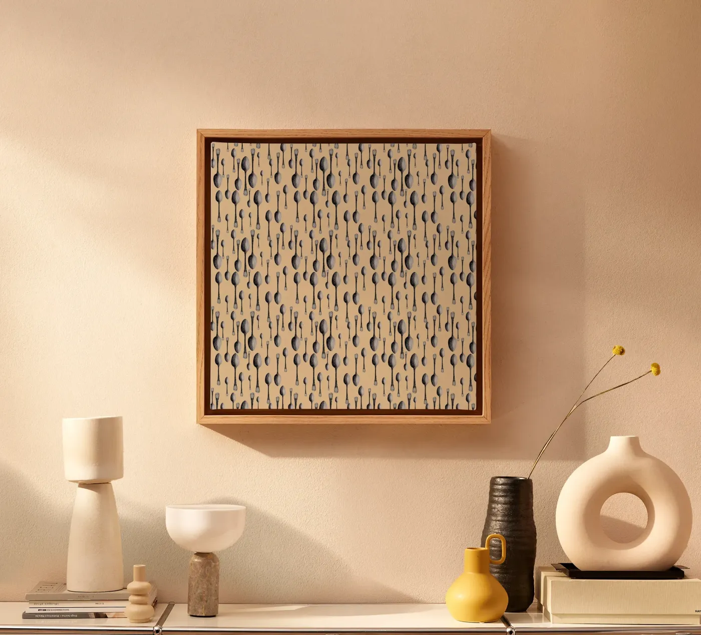 Spoon canvas by Giulio Iurissevich
