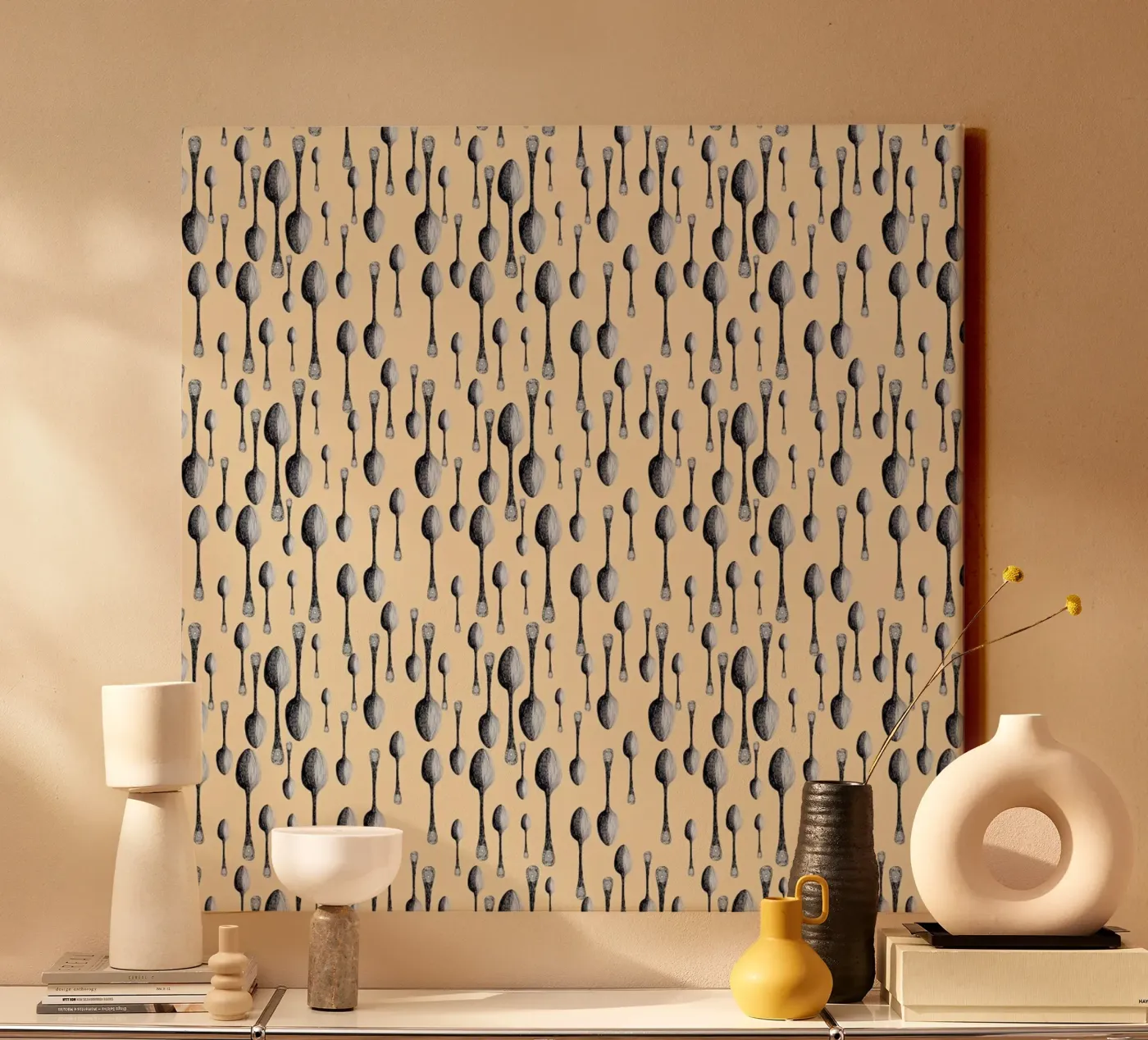 Spoon canvas by Giulio Iurissevich