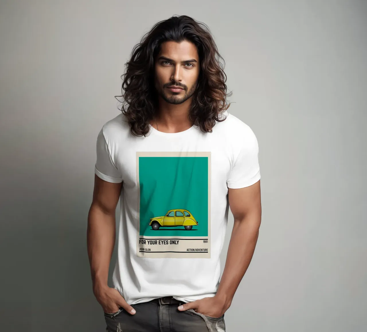For your eyes only car t-shirt da TheArtstudio