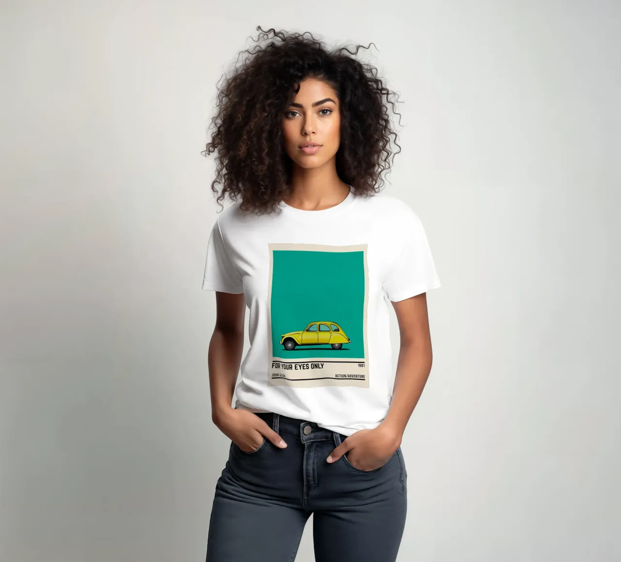 For your eyes only car t-shirt da TheArtstudio