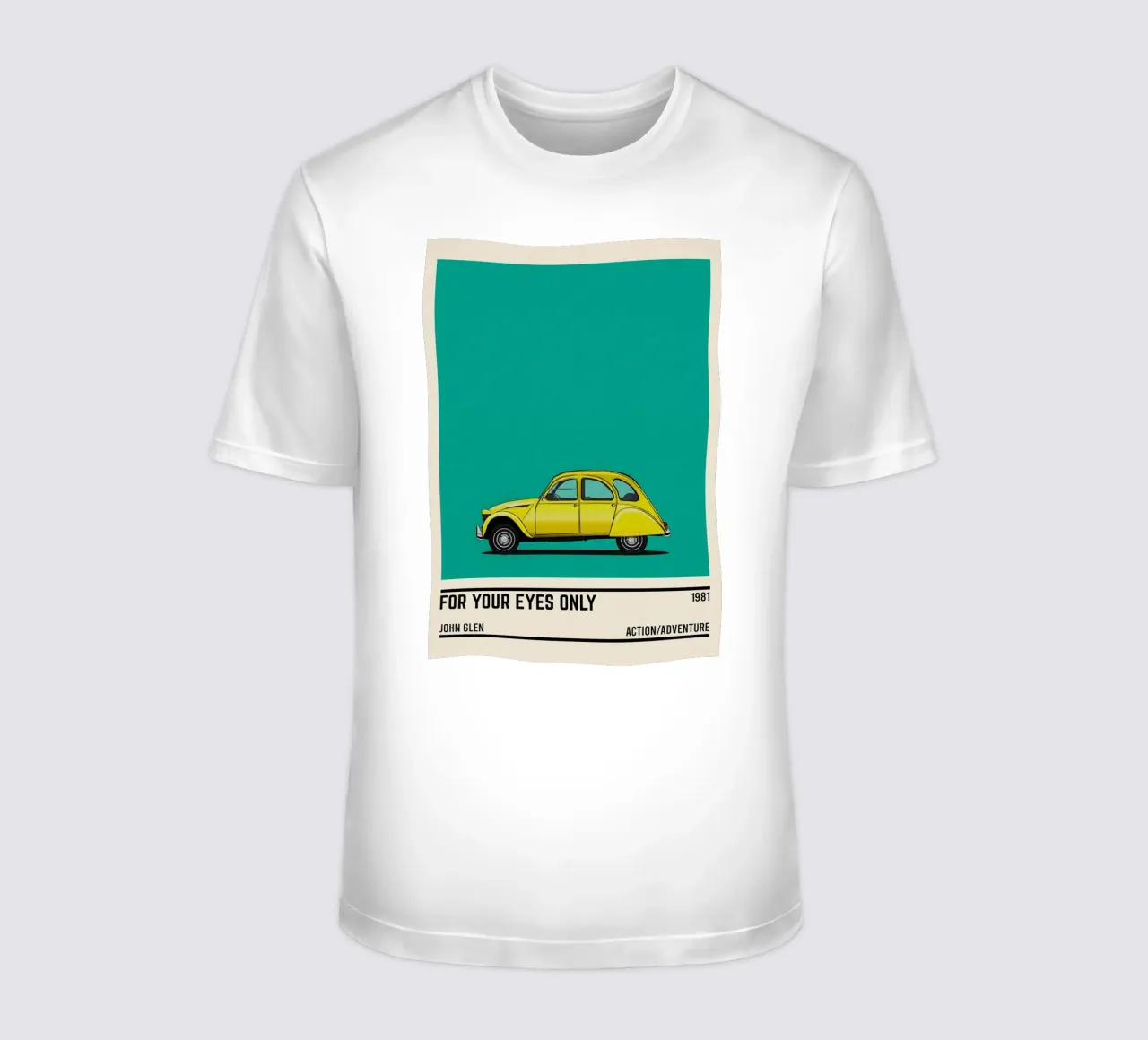 For your eyes only car t-shirt da TheArtstudio
