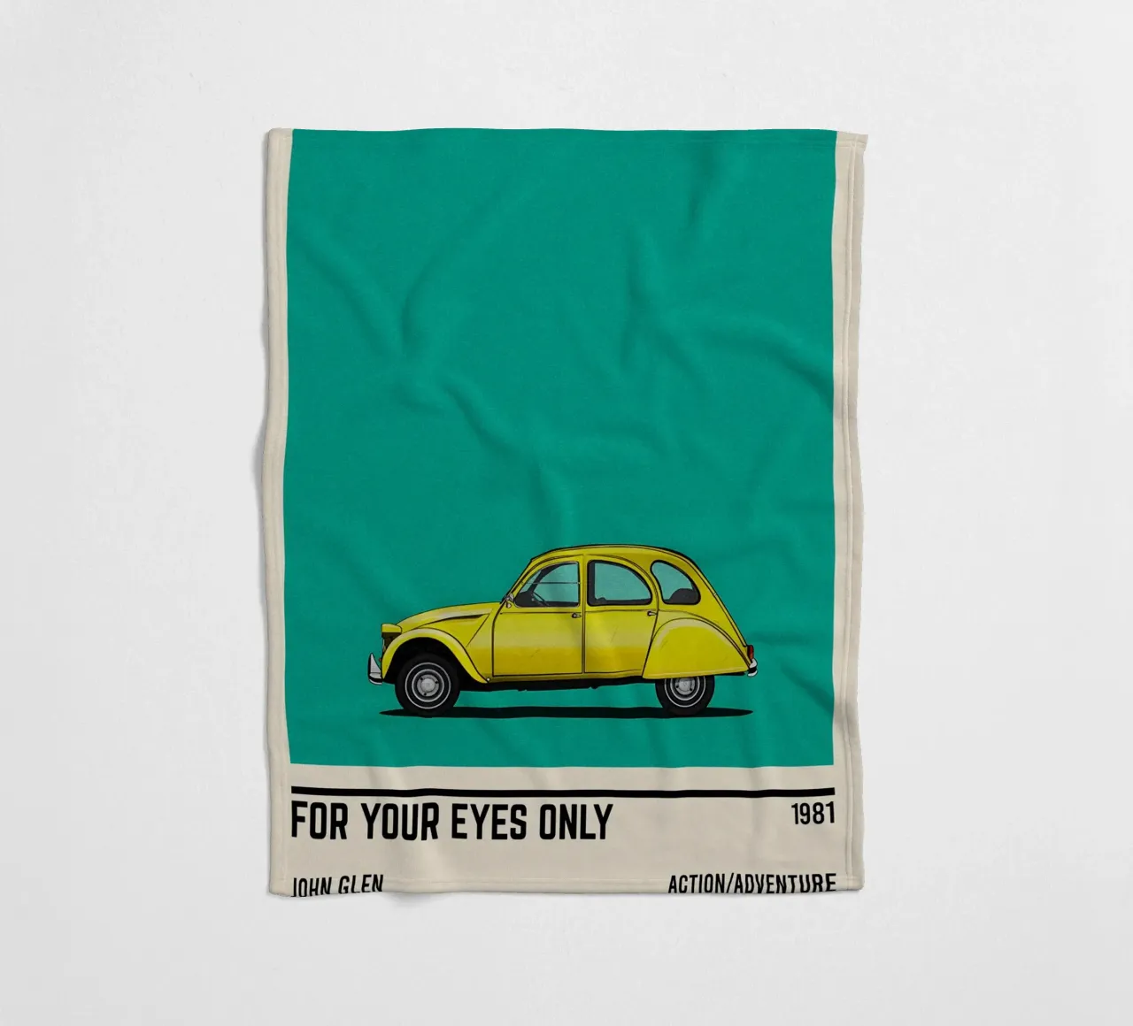 For your eyes only car coperta in pile da TheArtstudio