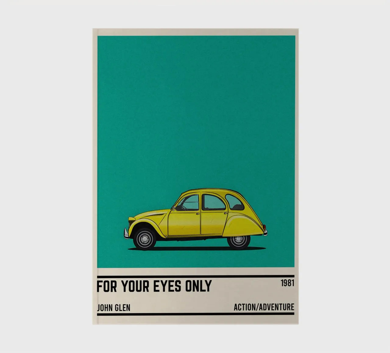 For your eyes only car notebook by TheArtstudio