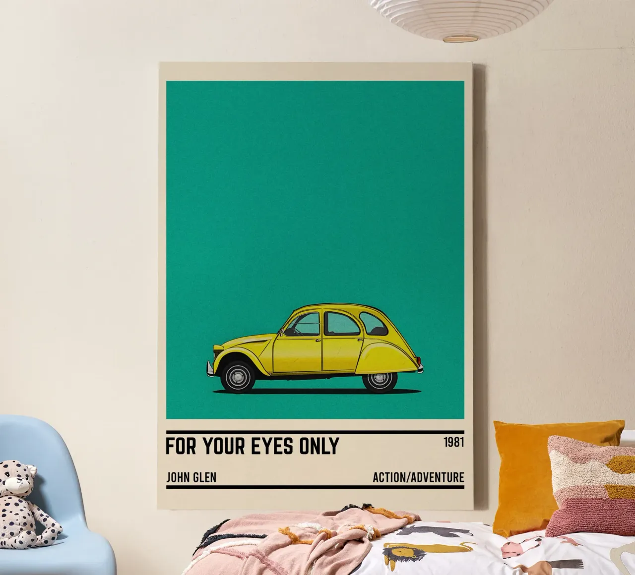 For your eyes only car tela con Cornice a cassetta da TheArtstudio