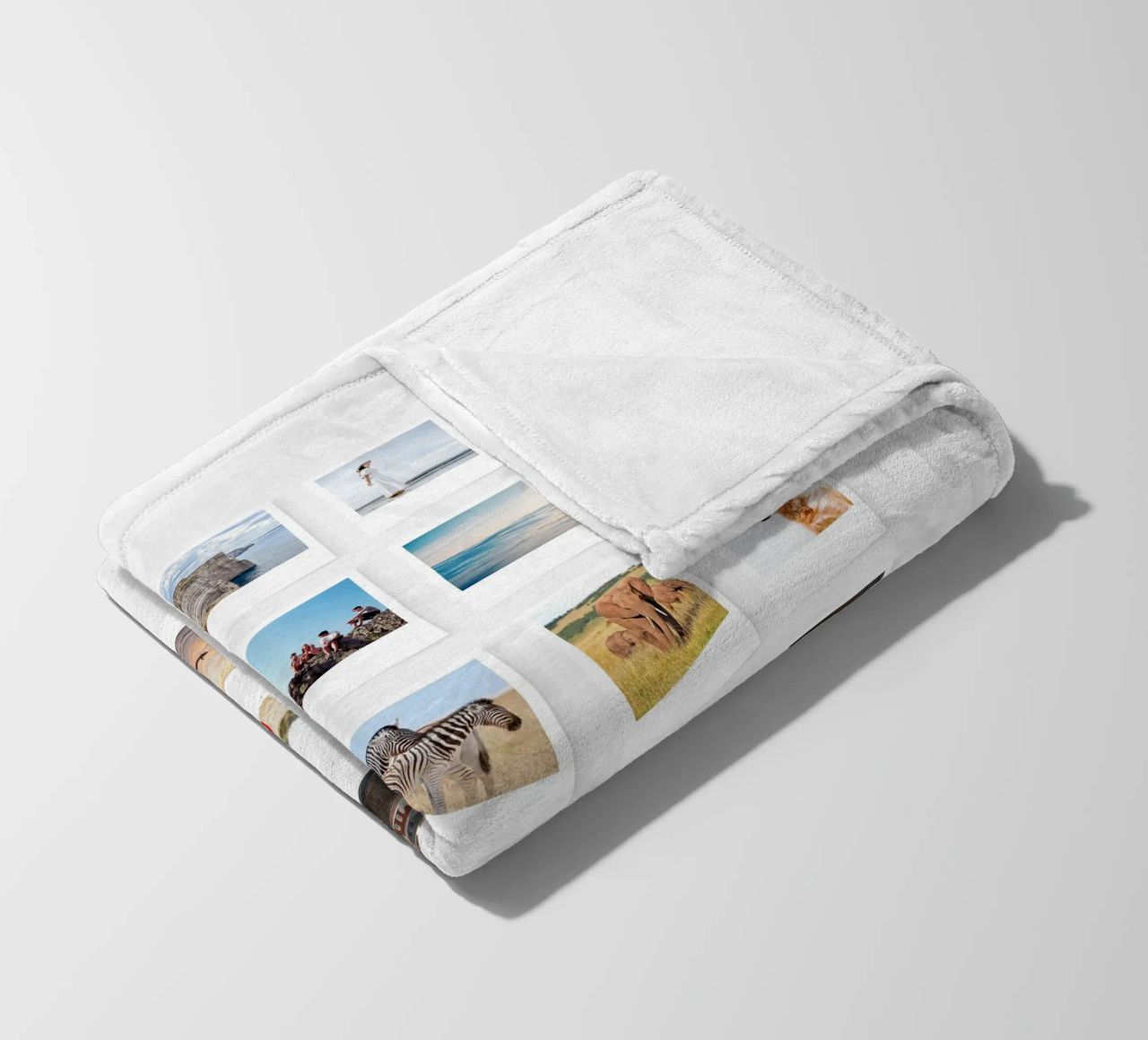 So many memories - Instant Photos fleece blanket by Bildschön | Fotocollagen