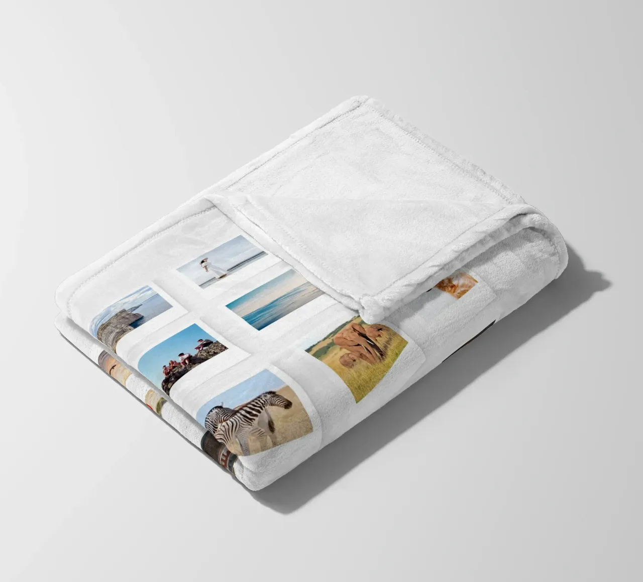 Tanti ricordi - Foto istantanee coperta in pile da Bildschön | Fotocollagen