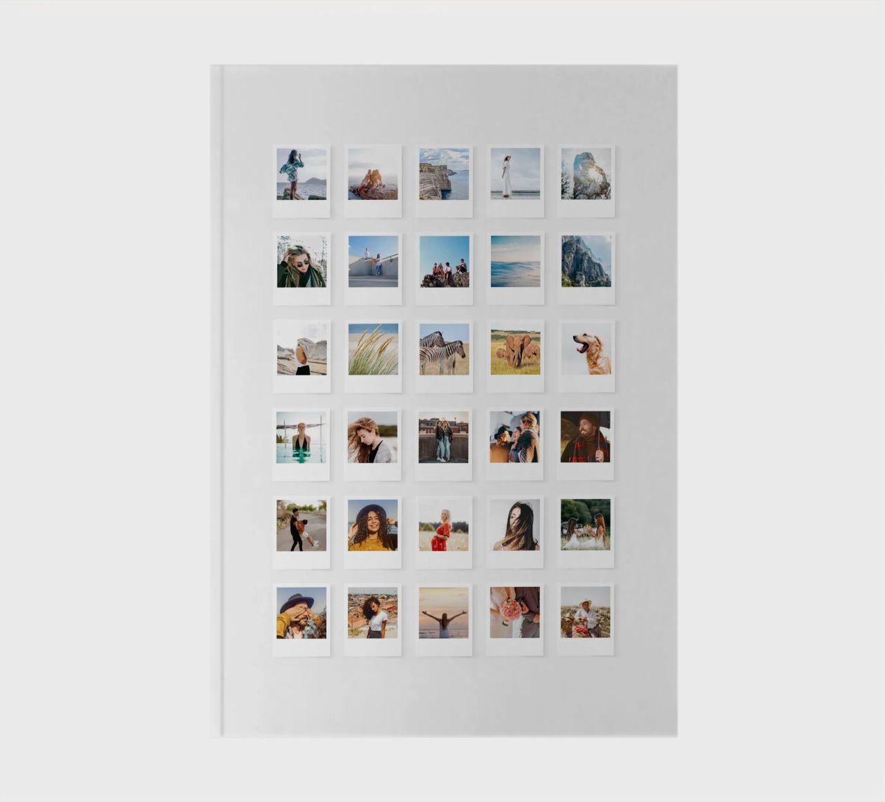 So viele Erinnerungen • Instant Photos Notizbuch von Bildschön | Fotocollagen