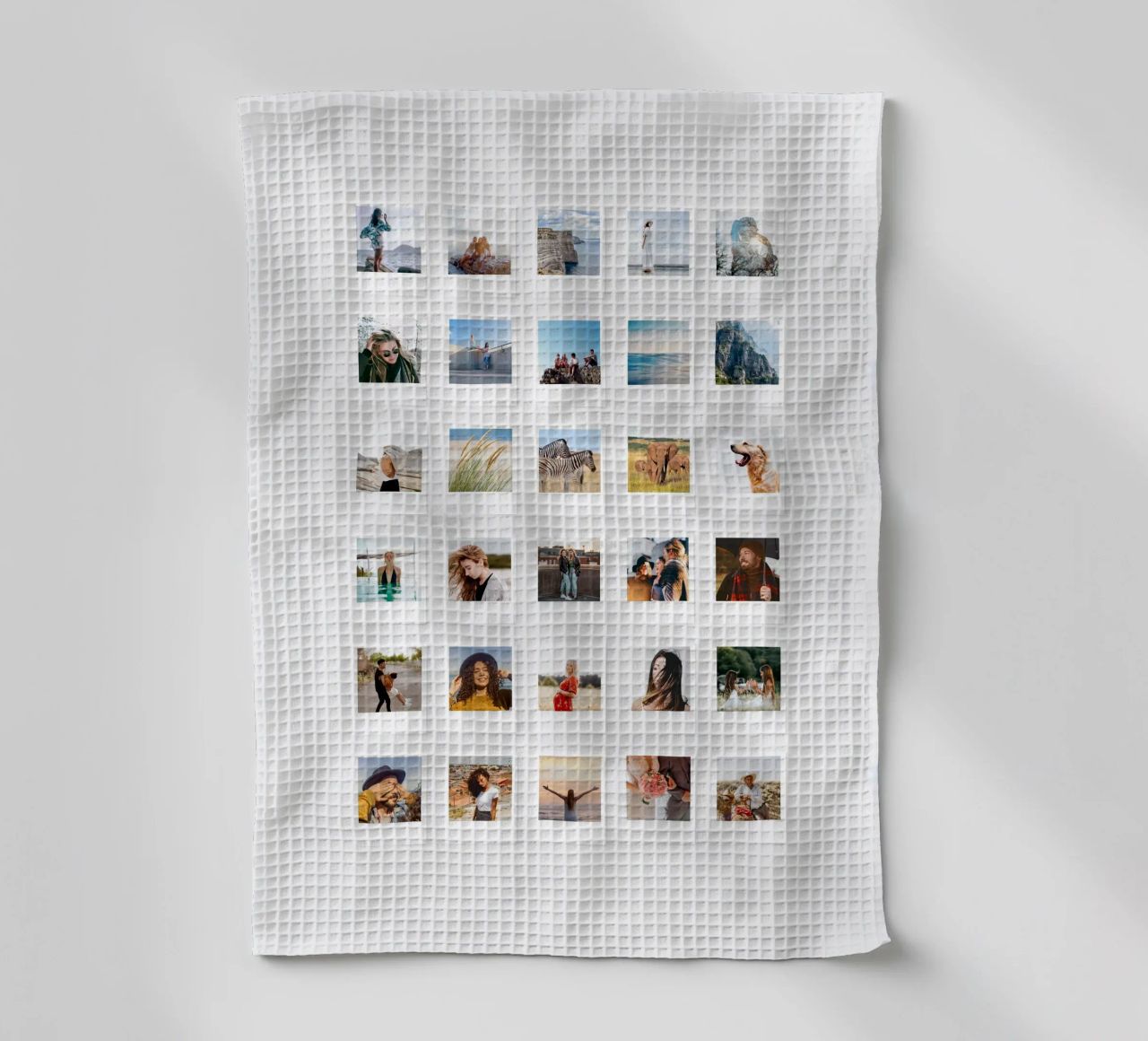 Tant de souvenirs - Instant Photos torchon de Bildschön | Fotocollagen