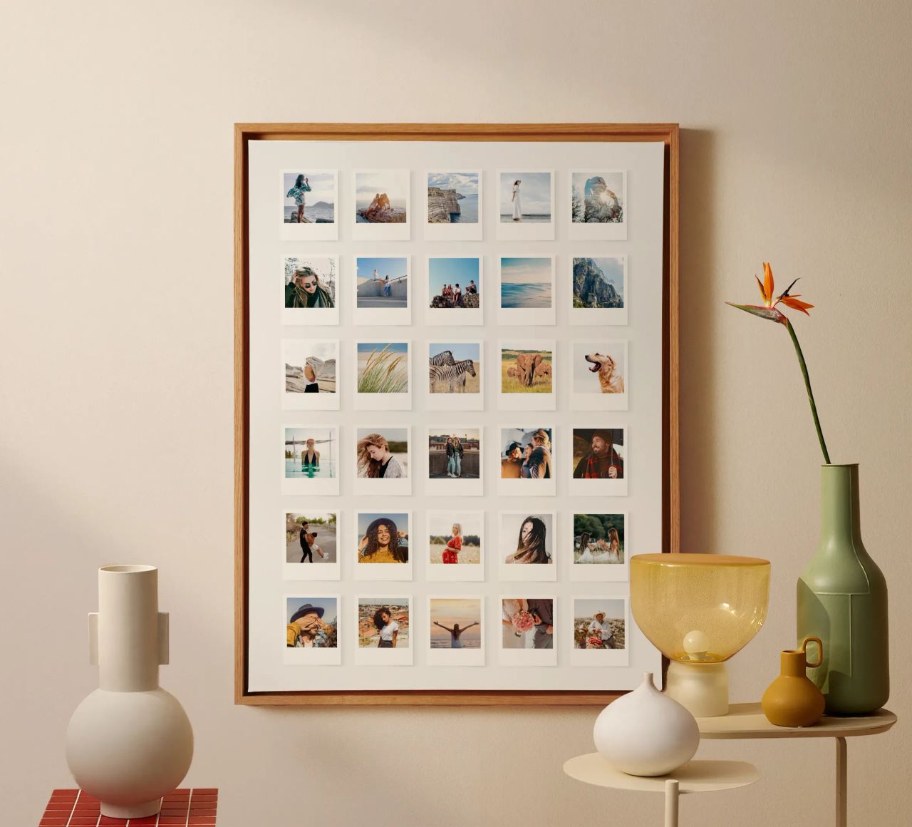 So many memories - Instant Photos canvas by Bildschön | Fotocollagen