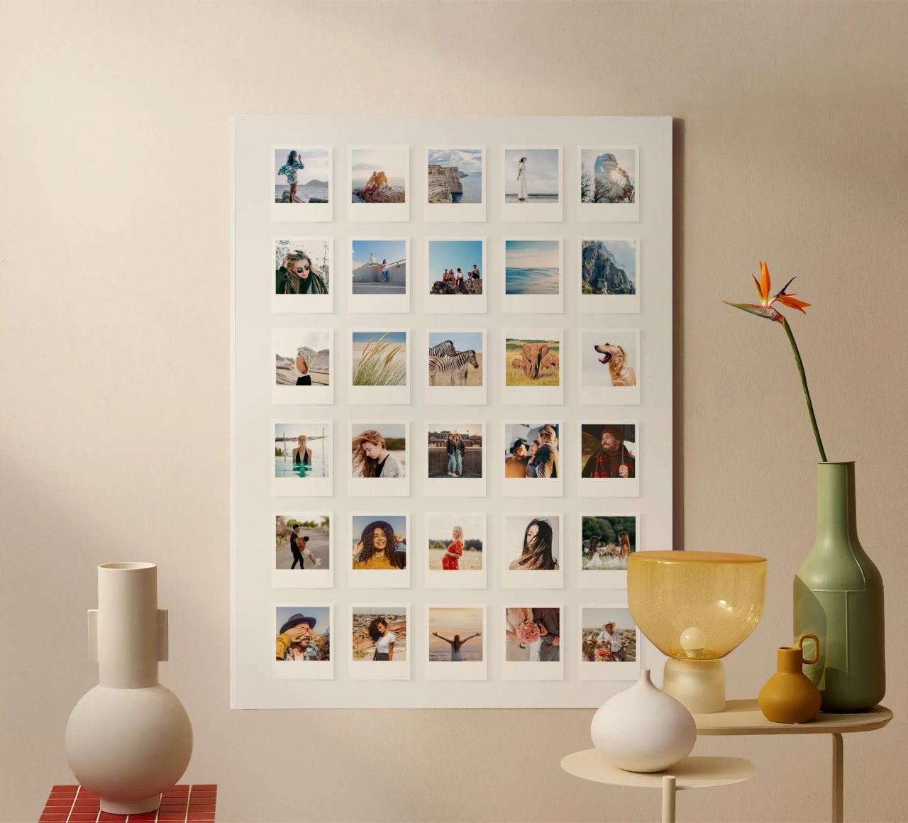 So many memories - Instant Photos canvas by Bildschön | Fotocollagen