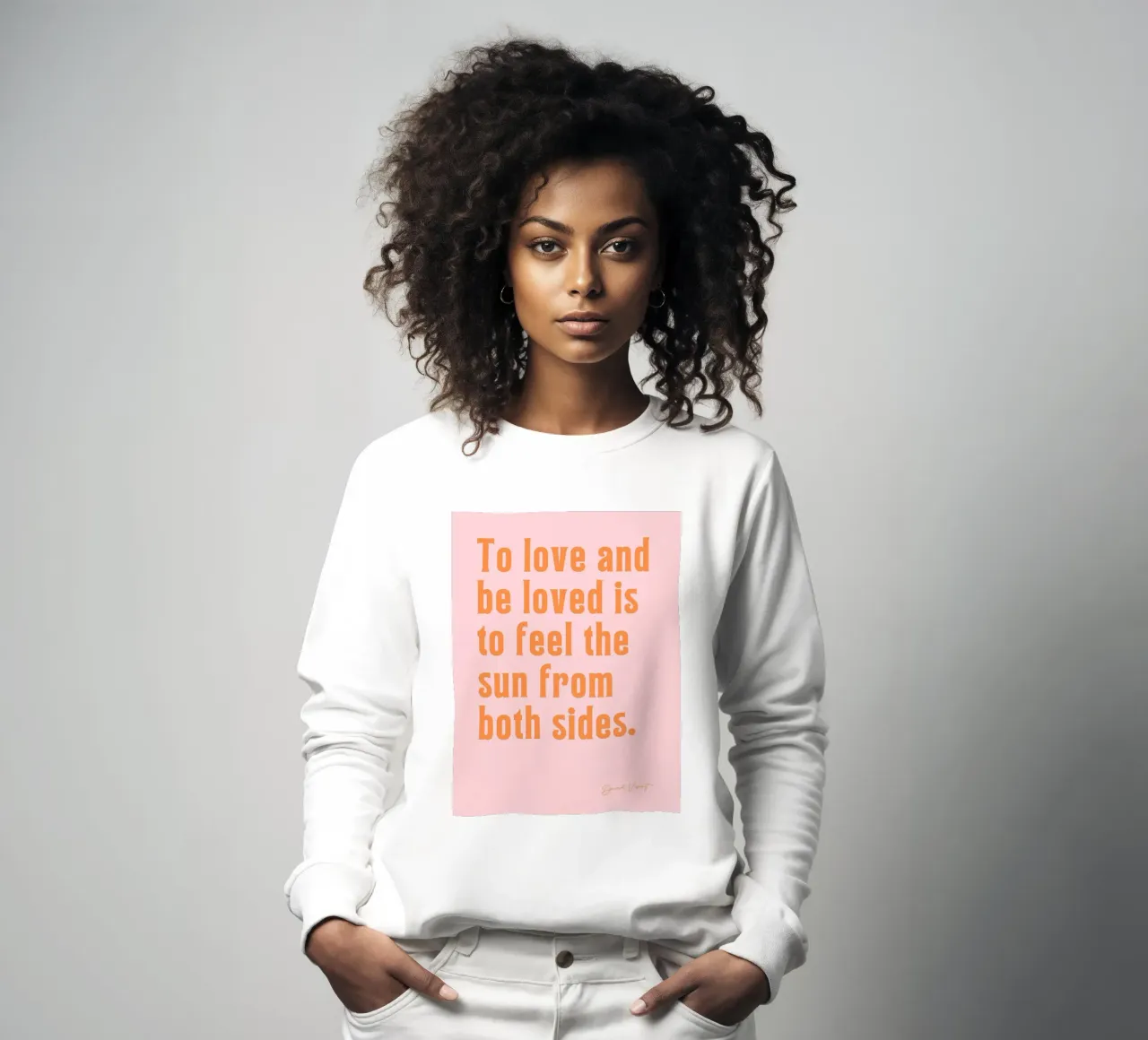 To lave and to be loved felpa da Ohkimiko