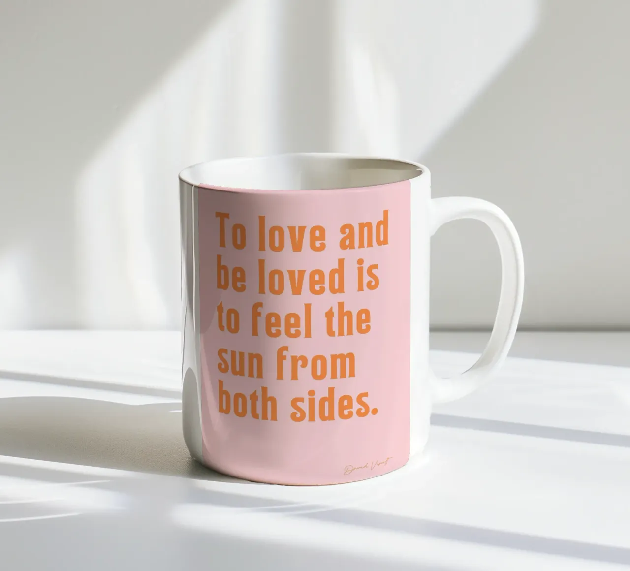 To lave and to be loved tazza in ceramica da Ohkimiko