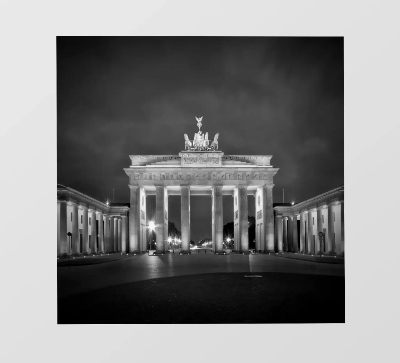 Porta di Brandeburgo a Berlino telo in pvc da Melanie Viola