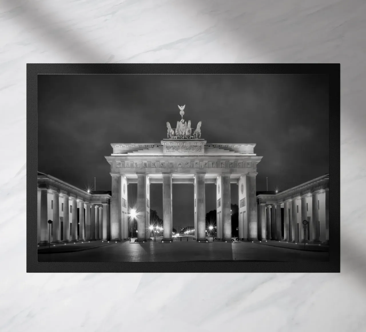 Porta di Brandeburgo a Berlino zerbino da Melanie Viola