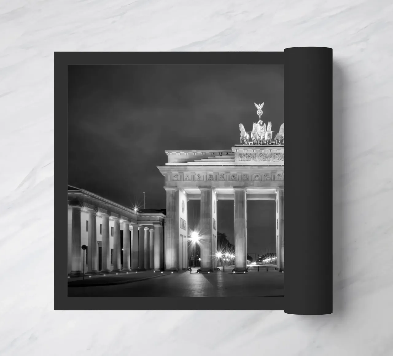 Porta di Brandeburgo a Berlino zerbino da Melanie Viola