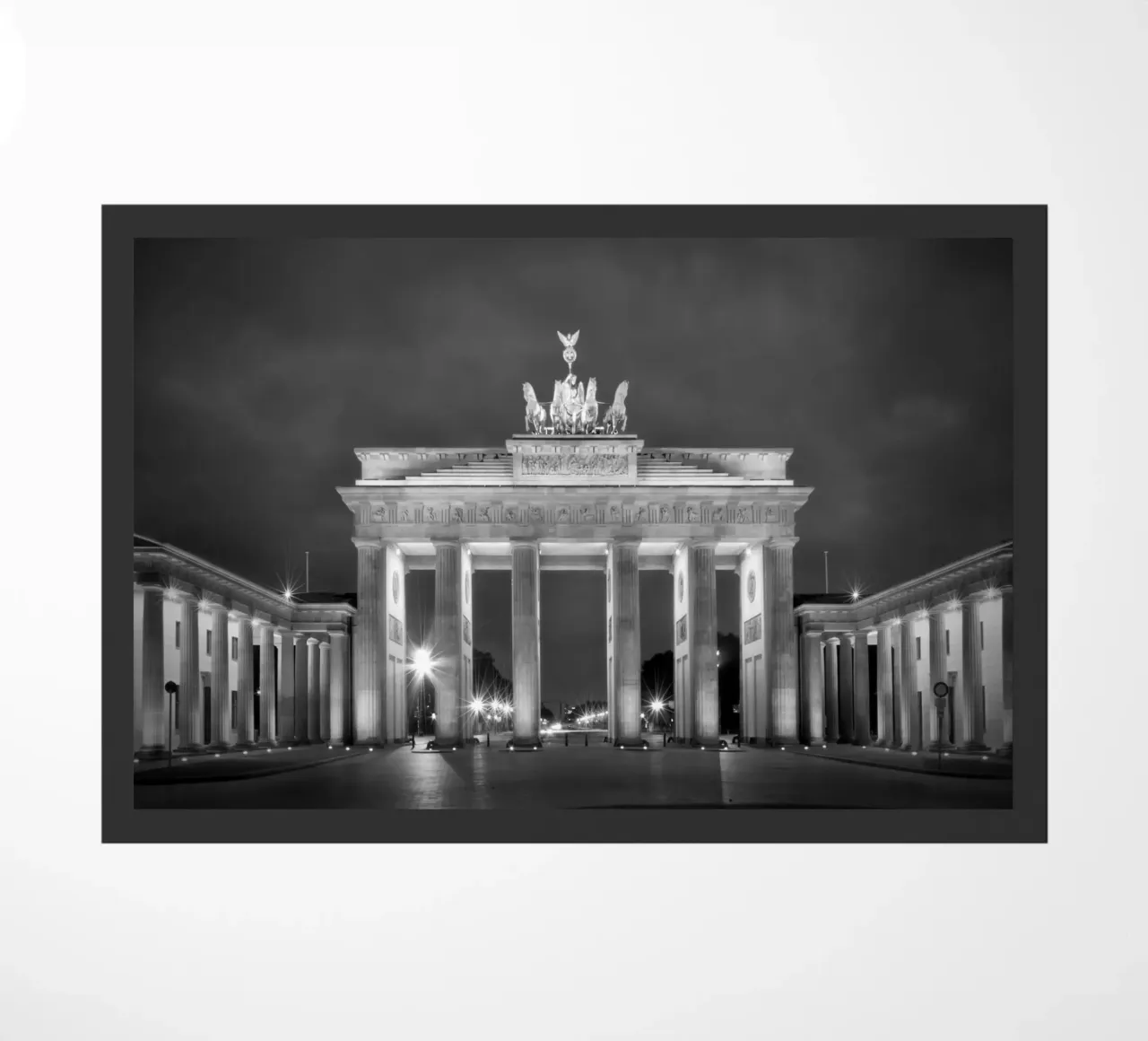 Porta di Brandeburgo a Berlino zerbino da Melanie Viola