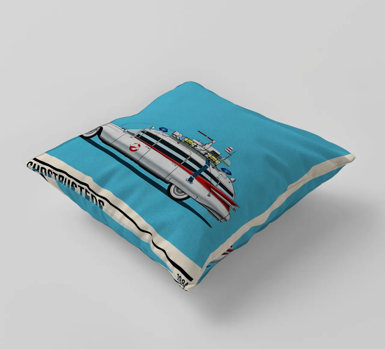 Ghost Busters car movie cuscino da TheArtstudio