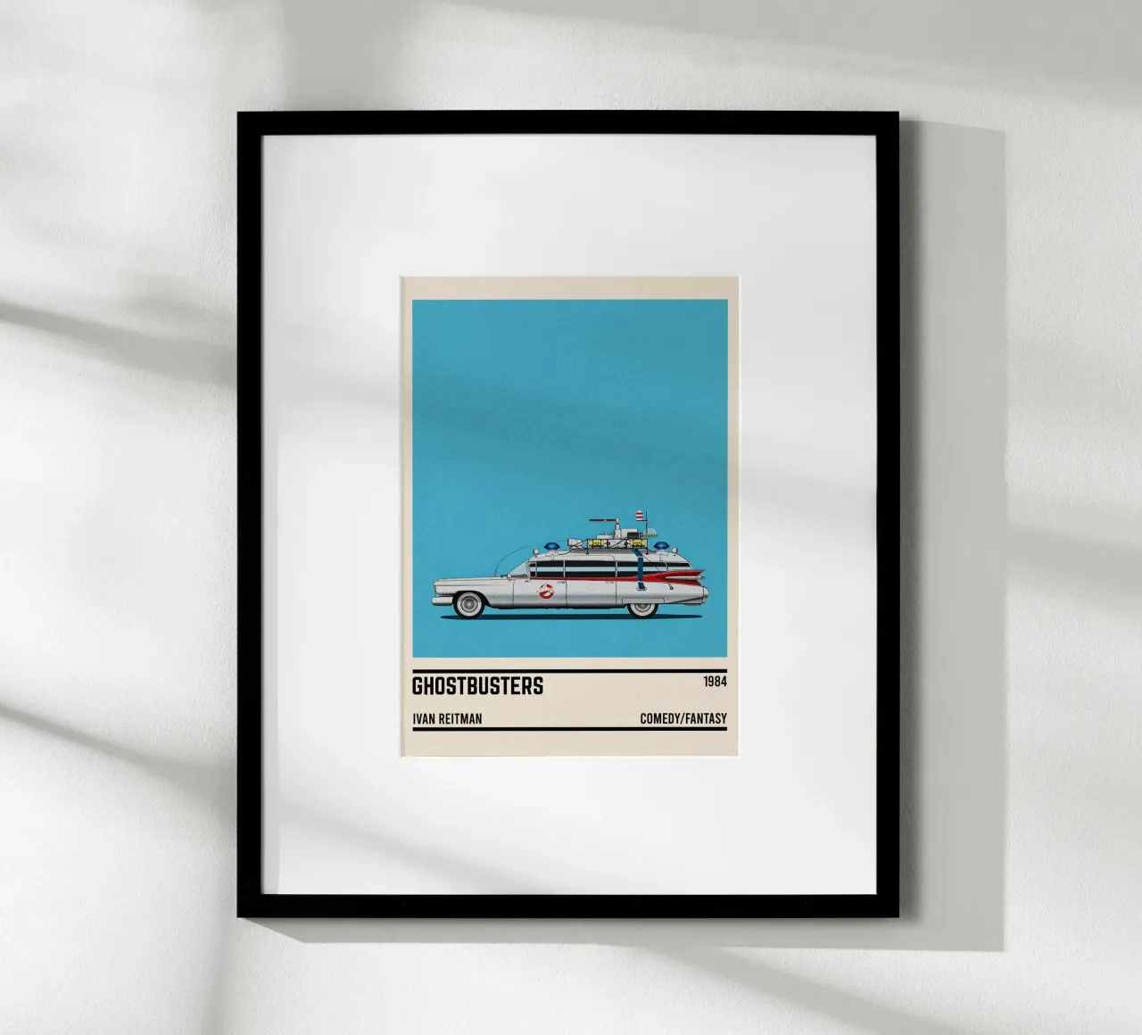 Ghost Busters car movie poster by TheArtstudio