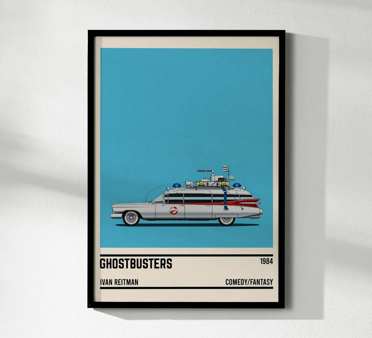 Ghost Busters car movie poster by TheArtstudio