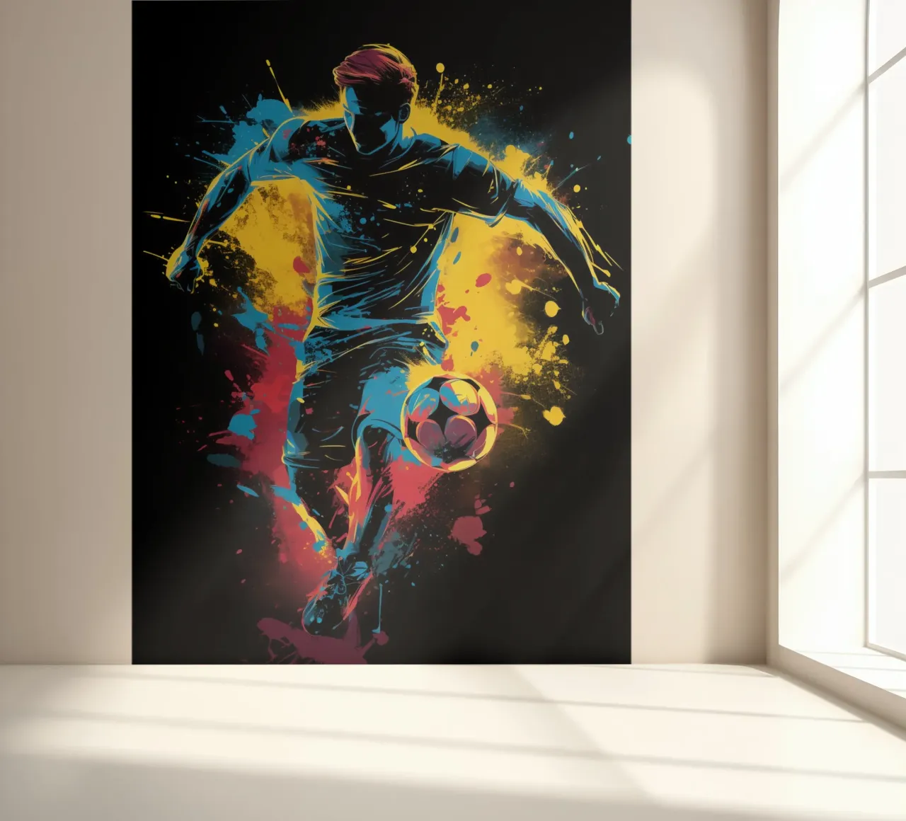 Footbal Colorful 3 photo wallpaper by Mateo