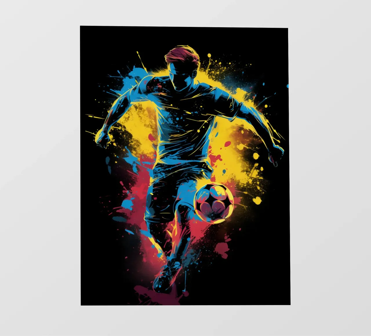 Footbal Colorful 3 photo wallpaper by Mateo