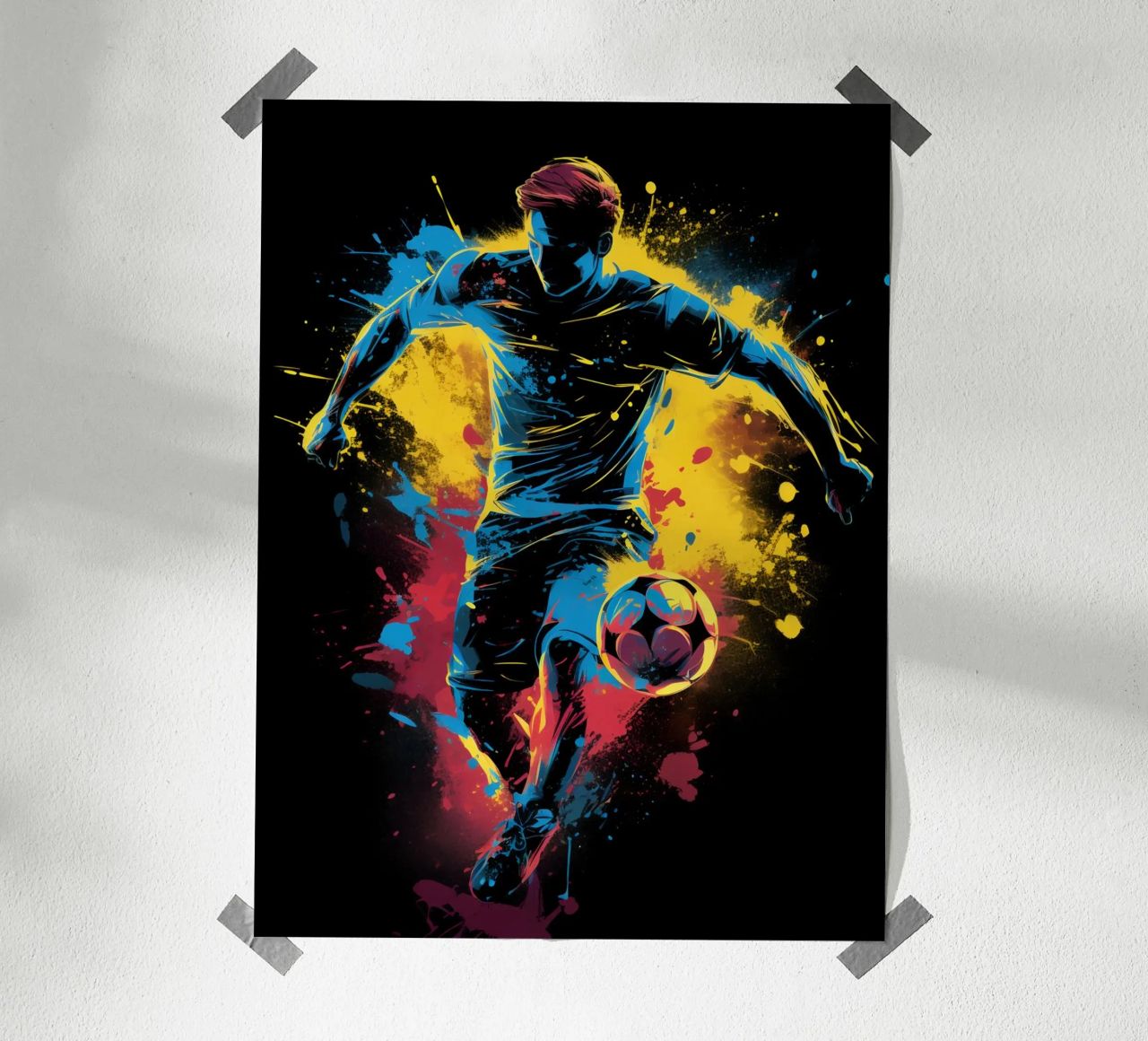 Footbal Colorful 3 poster de Mateo