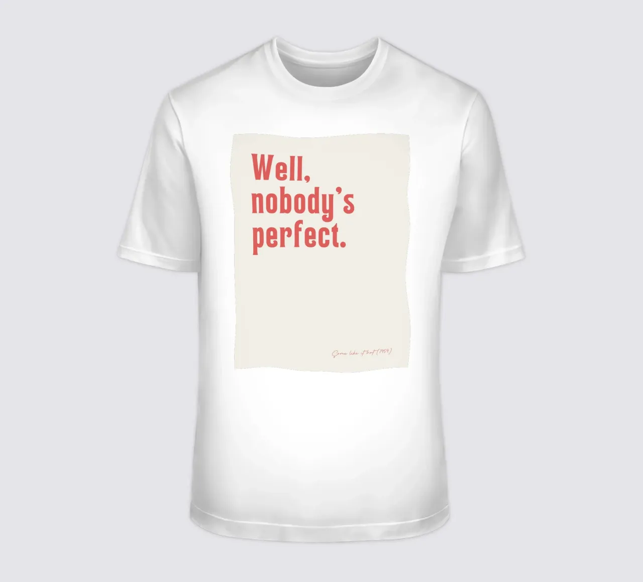 Nobody´s perfect t-shirt da Ohkimiko
