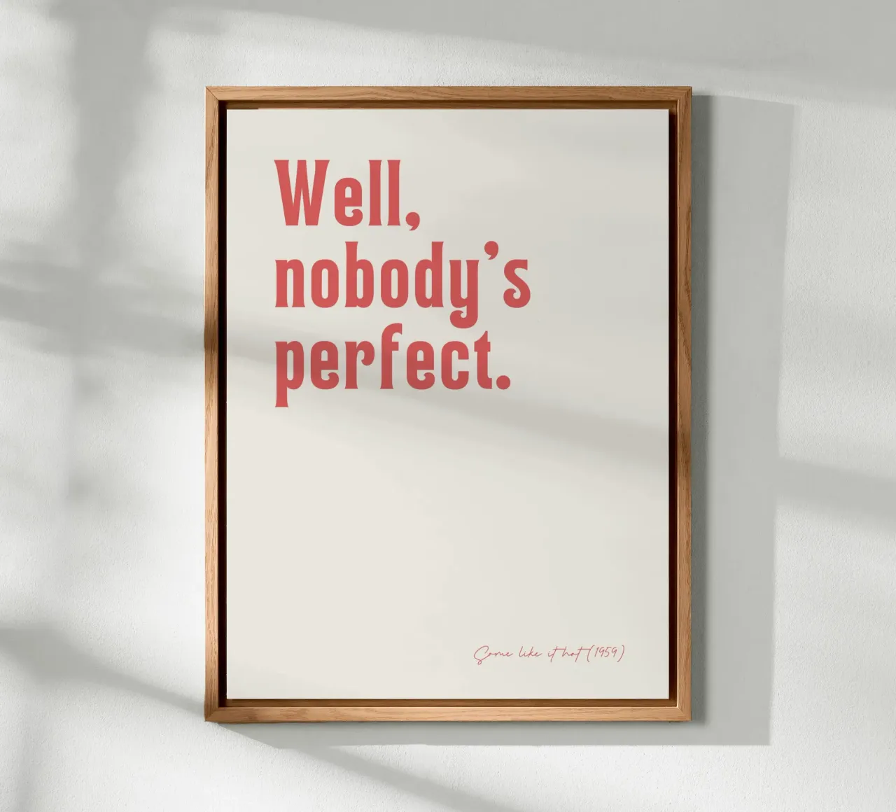 Nobody´s perfect alluminio dibond da Ohkimiko