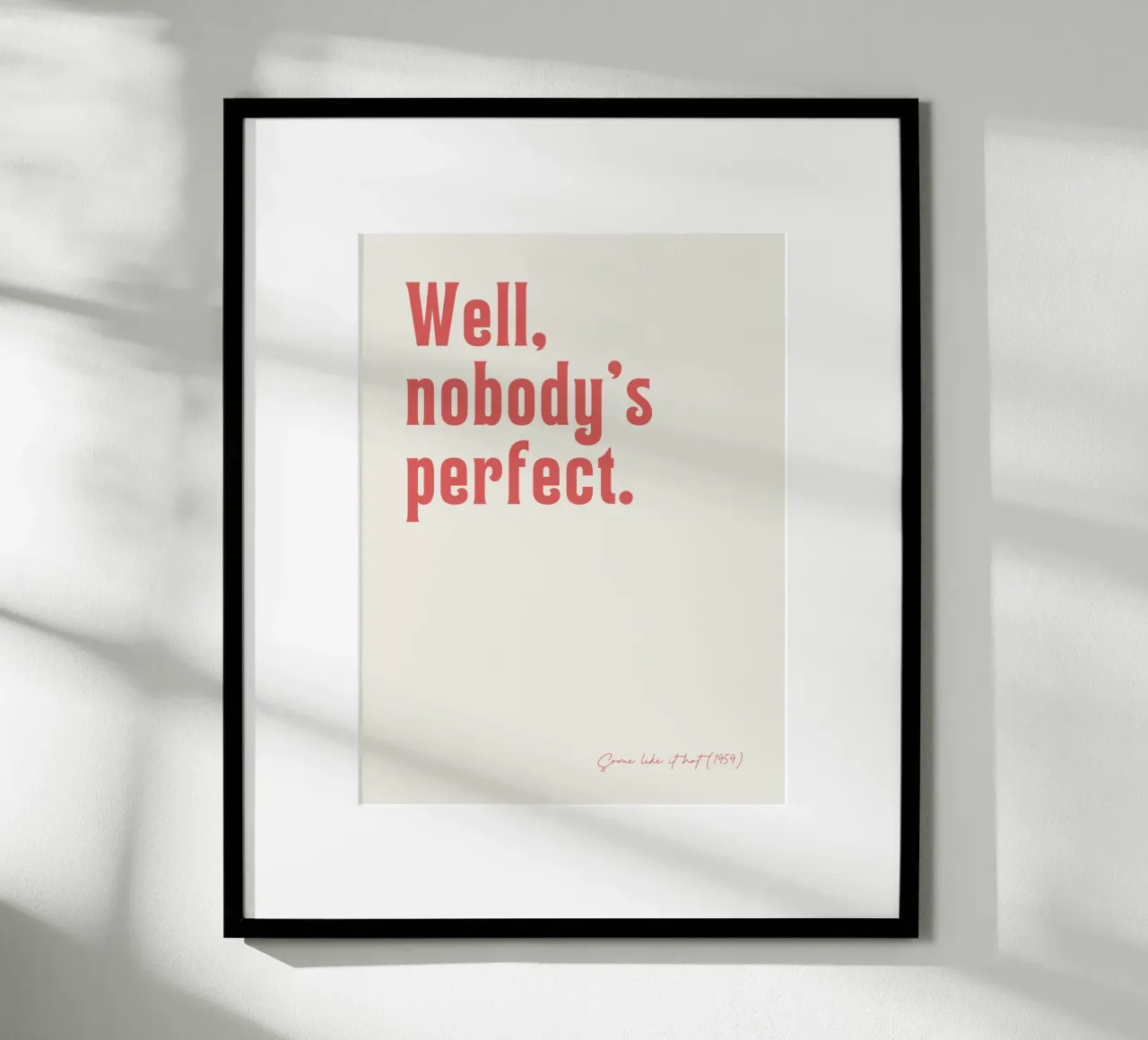 Nobody´s perfect Hahnemühle von Ohkimiko