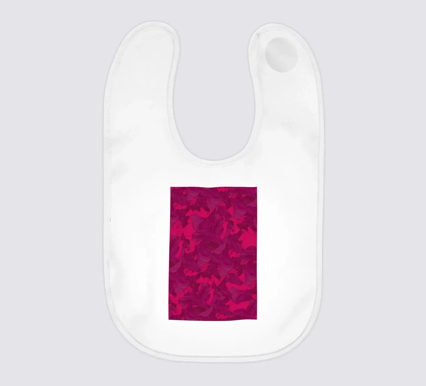 Pavone Rosa Babylätzchen von Giulio Iurissevich