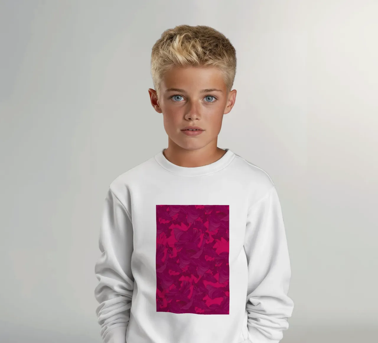Pavone Rosa felpa bambino da Giulio Iurissevich