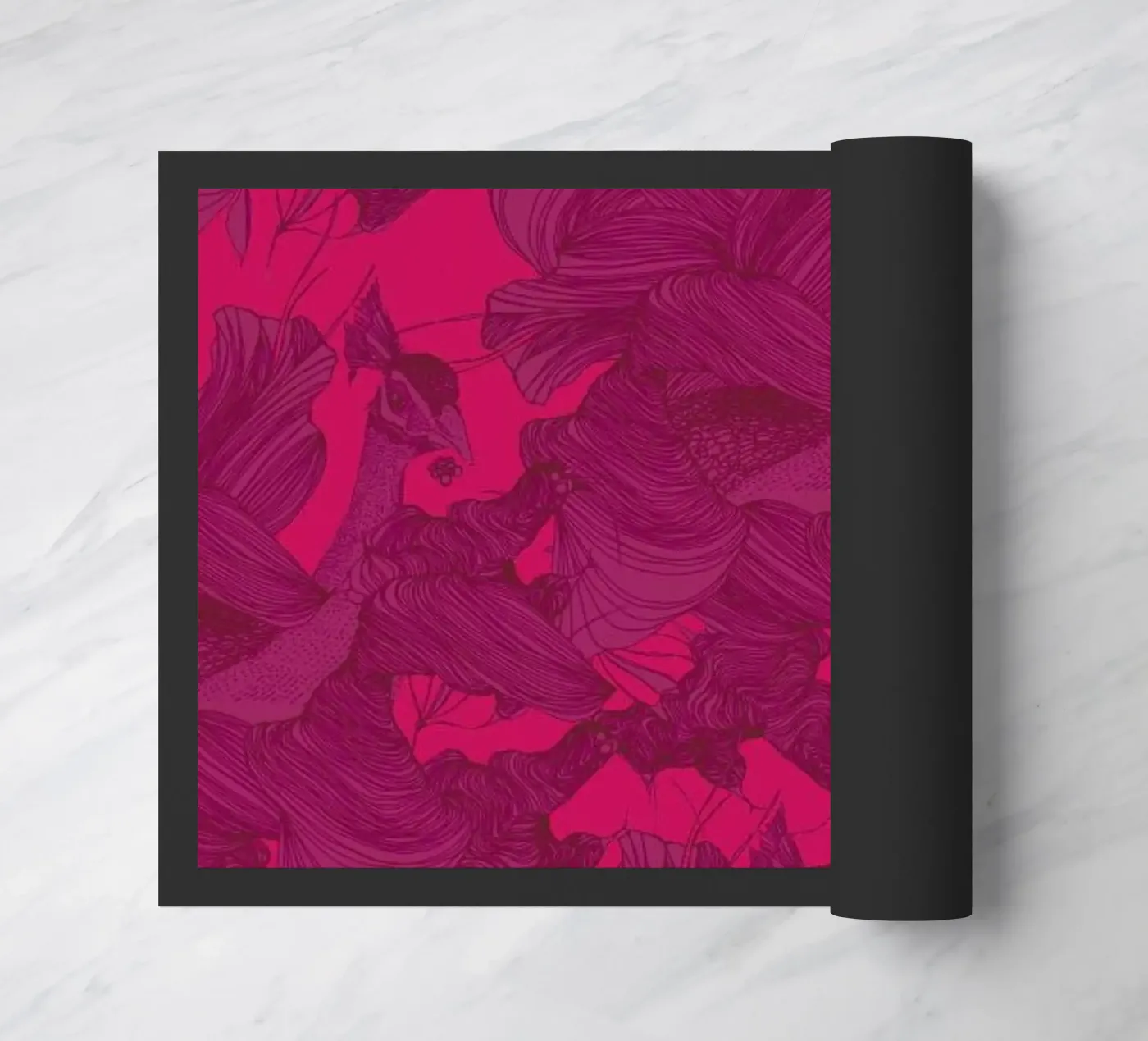 Pavone Rosa zerbino da Giulio Iurissevich