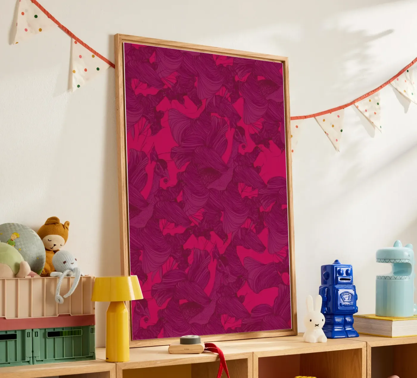 Pavone Rosa plexiglass da Giulio Iurissevich