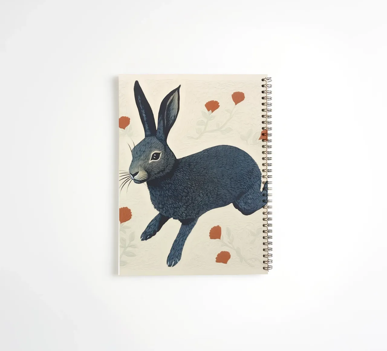 Leaping Bunny spiral notebook by DaarbyN