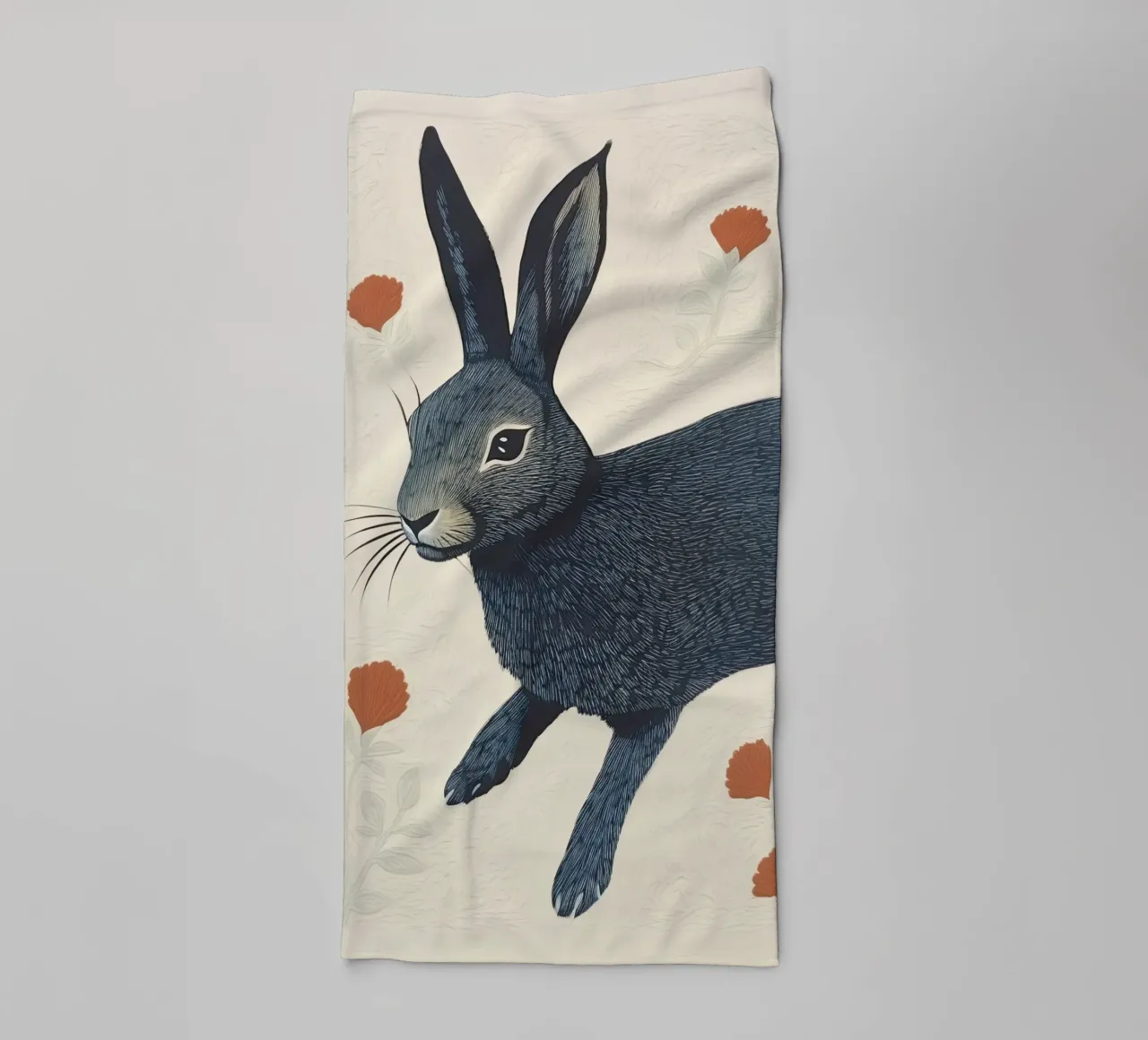 Springendes Kaninchen Handtuch von DaarbyN