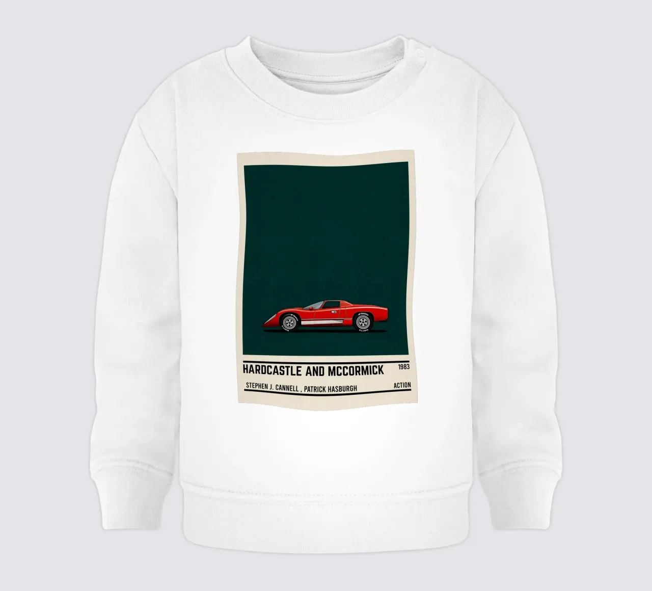Hardcastle and McCormick car felpa neonato da TheArtstudio
